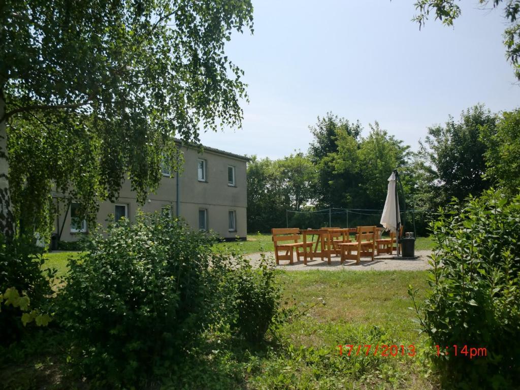 Pension Am Haffeld Wismar Bagian luar foto