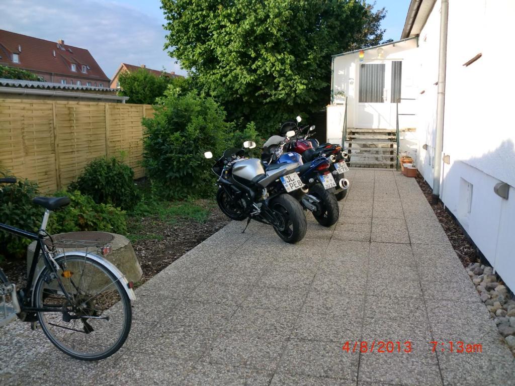 Pension Am Haffeld Wismar Bagian luar foto